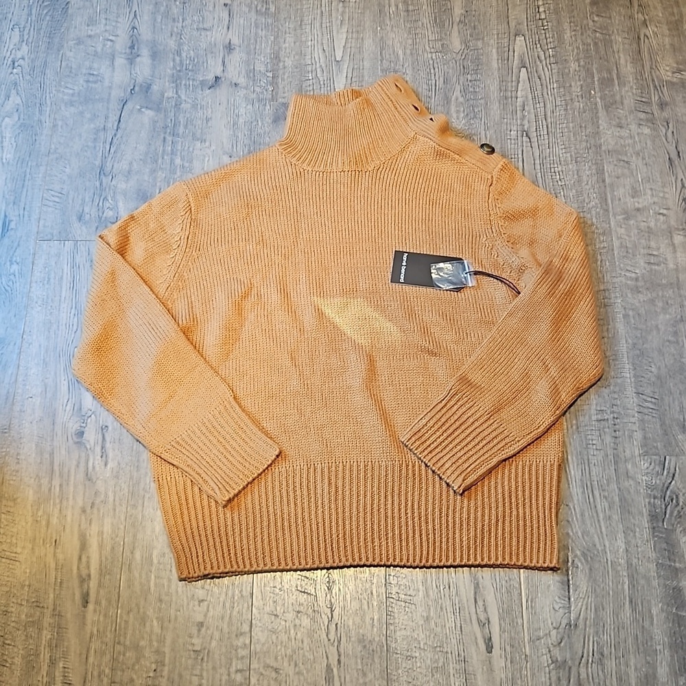Harve Benard Medium Dark Camel Woman's Sweater NWT